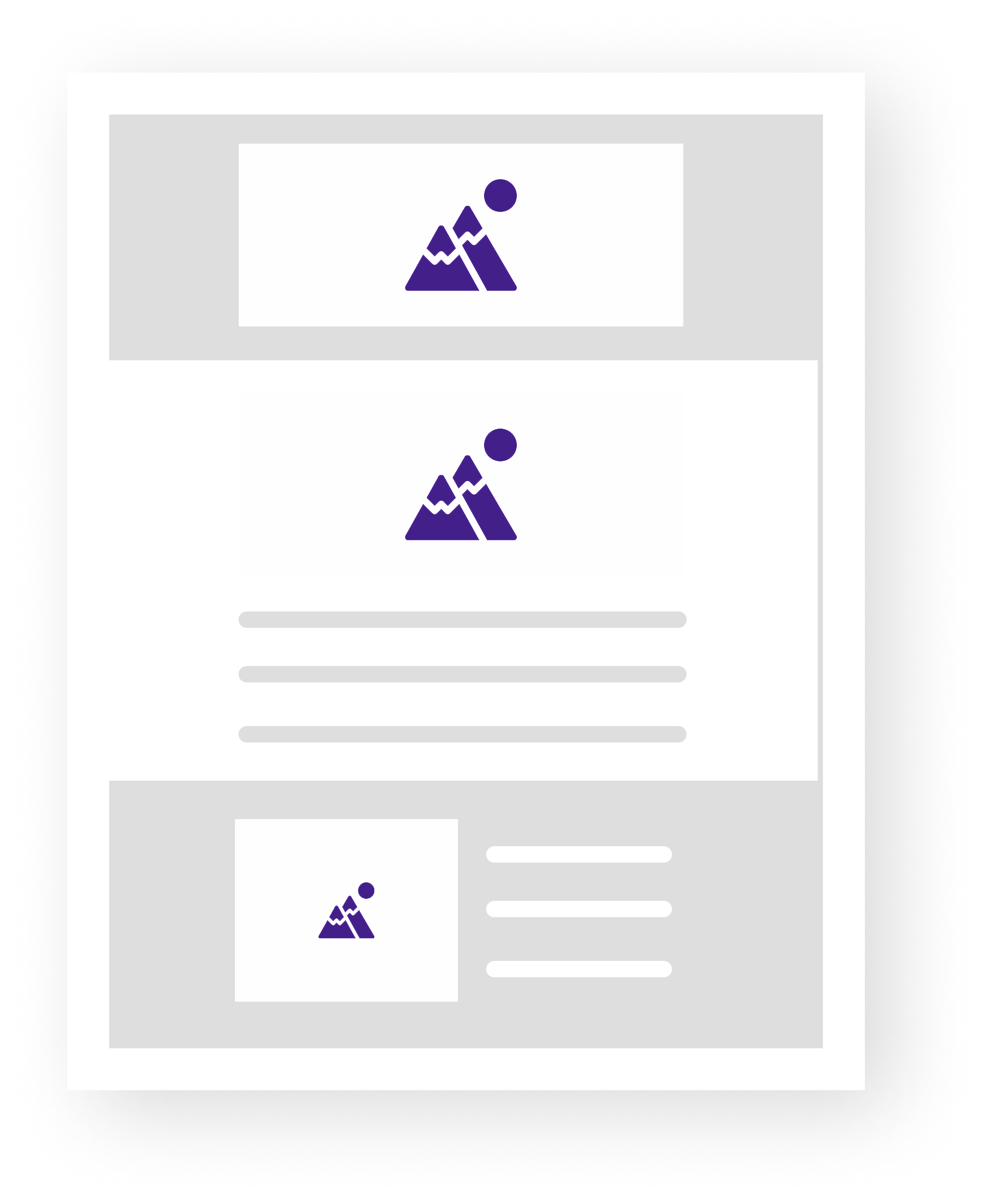 homepage template illustrations