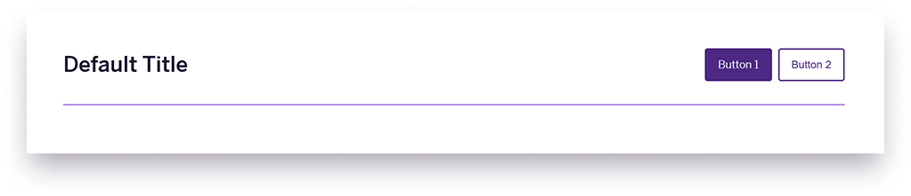 Example image of the titles component