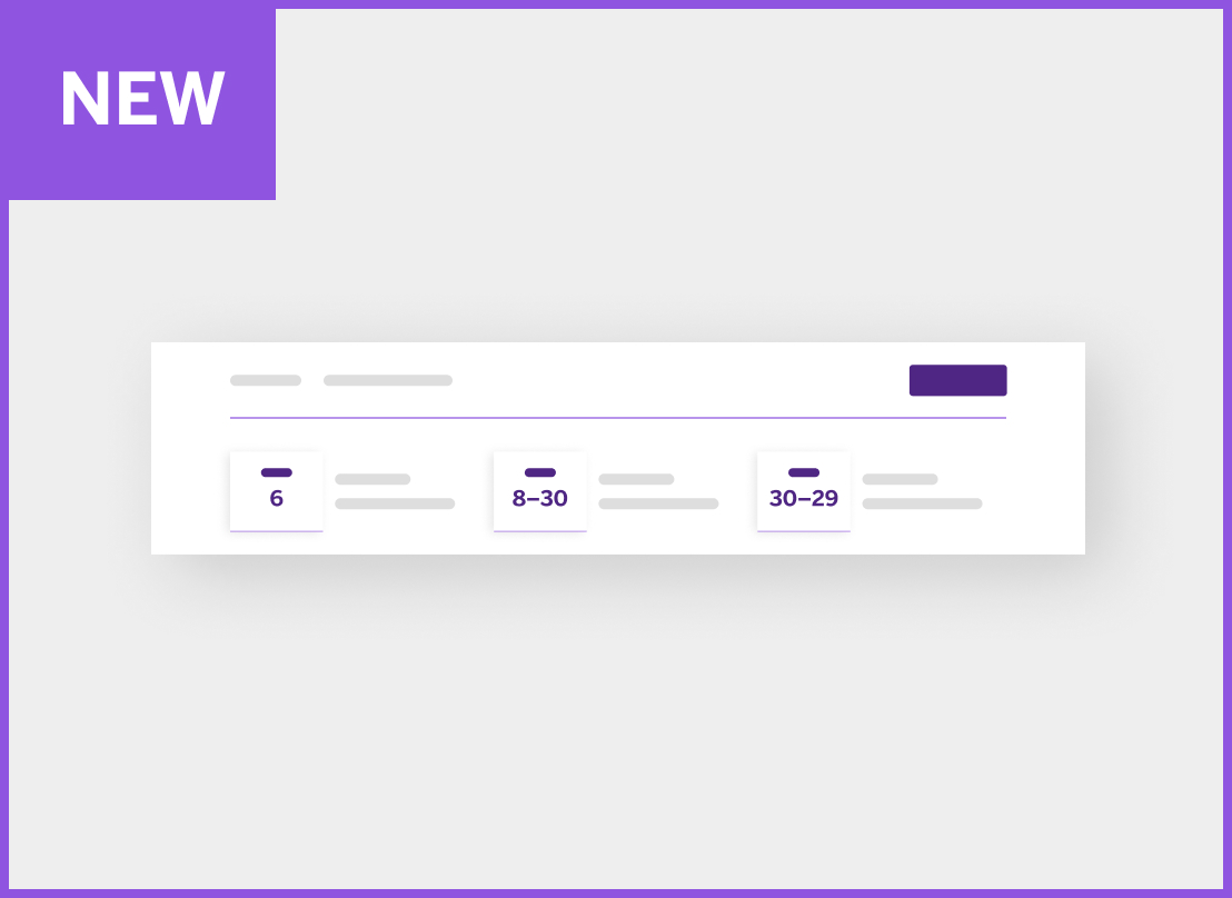 Events component graphic