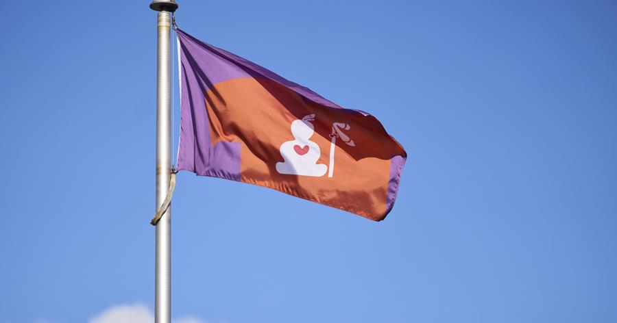 Orange shirt flag