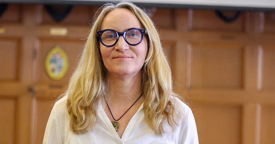 image of students and staff at Western