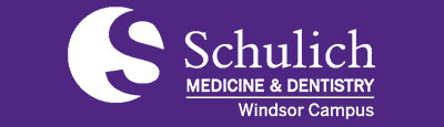 Windsor Campus logo, horizontal, reversed